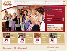 Tablet Screenshot of en.hotel-maximilian-schwangau.de